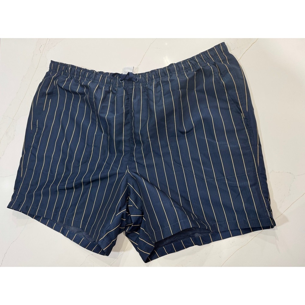 DICK'S Sporting Goods Men's 6" Rec Short, XL - Pinstripe University Navy